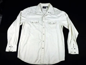 Fender The Collection By Davinci Snap Long Sleeve White Men’s Large Guitar - Picture 1 of 8