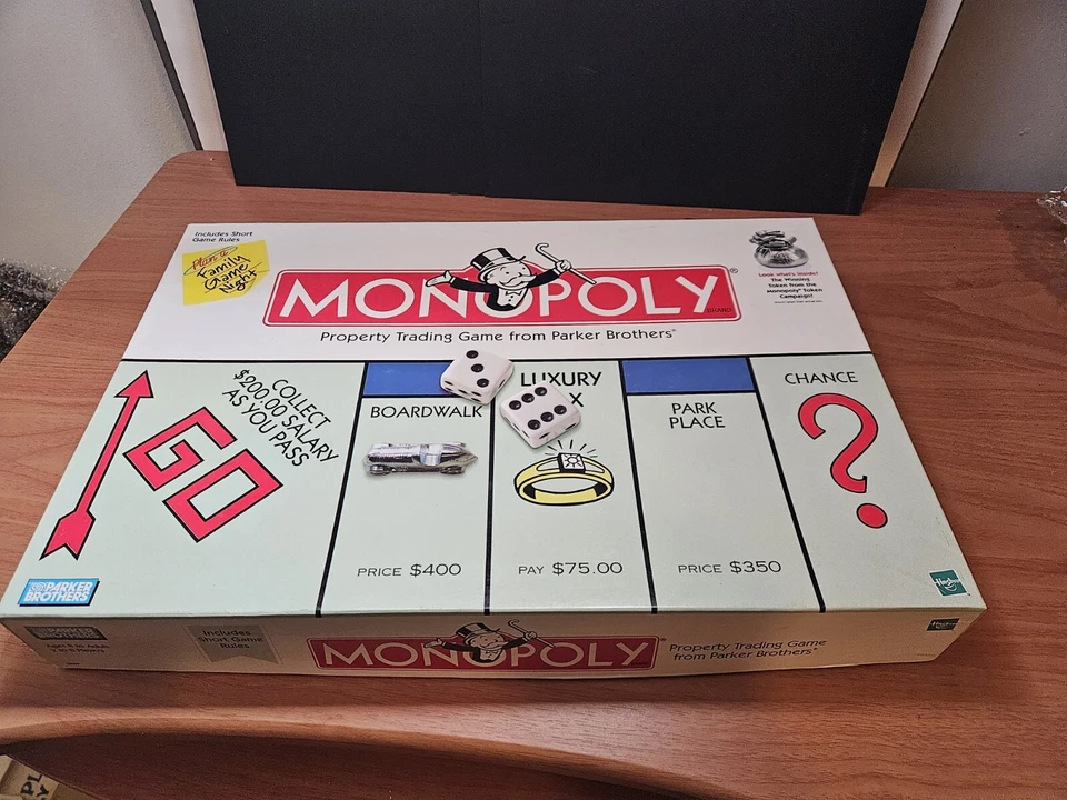 Juego Monopoly Vintage Edición 1999 con Bolsa de Dinero Ficha COMPLETO Foto 1 de 1