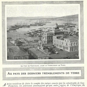 Le Chili - Au pays des derniers tremblements de terre - Article de presse 1907 - Picture 1 of 5