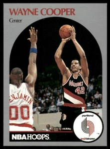 1990-91 Hoops #244 Wayne Cooper - Picture 1 of 2
