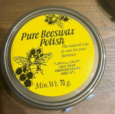 All Natural Beeswax Polish For Furniture or Leather 70g min - Image 1 of 4