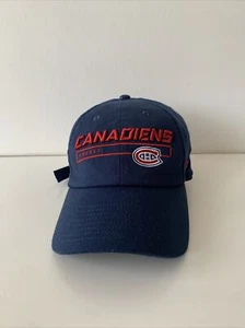 Montreal Canadiens Hockey NHL Authentic Pro Fanatics Adjustable Strap Hat Cap - Picture 1 of 8