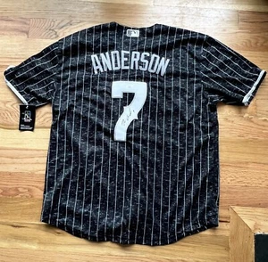 CHICAGO WHITE SOX TIM ANDERSON SIGNED JERSEY SOUTHSIDE AUTHENTIC JSA COA AUTO - Picture 1 of 3
