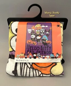Hello Kitty and Friends Halloween Costumes Throw Blanket NEW - Picture 1 of 6