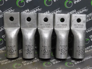 ÜBERSCHUSS 5er-Set NSI AL600-48 Kompressionsösen AL9CU 1/2" 600V - Bild 1 von 6