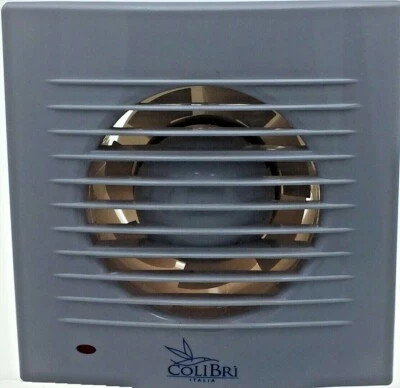 COLIBRI BY SGX Ventilatore Aspiratore Condotto Linea WC Bagno Ventilazione 100 mm 4 Filo Casa