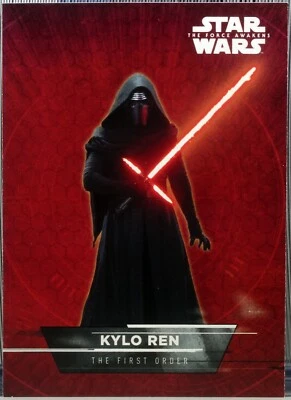 2015 Topps Star Wars The Force Awakens Kylo Ren Sticker Card #4 - Image 1 of 2