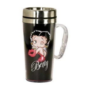 Taza de café Betty Boop Kiss - Taza de viaje aislada para amantes del café - Imagen 1 de 1