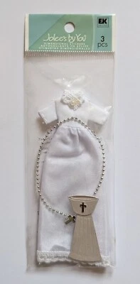 MINI Baby Baptism Gown Jolee's By You Scrapbooking Embellishments - Image 1 of 3