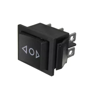 Black 3 Position On-off-On Car Boat Rocker Switch 6-Pin DPDT 10A 250V, - Picture 1 of 12