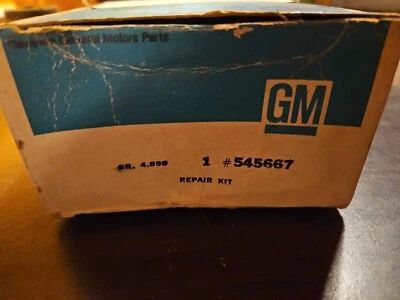 KIT DE REPARACIÓN DE REFUERZO DE FRENO DE DISCO INCOMPLETO NOS GM 545667 PARA 69-70 PONTIAC Foto 1 de 4