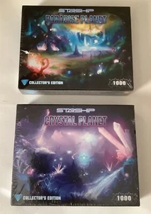 STARSHIP PUZZLES Starship PLANET Series 1000 Piece Jigsaw Puzzles Lot Of 2 - Picture 1 of 5