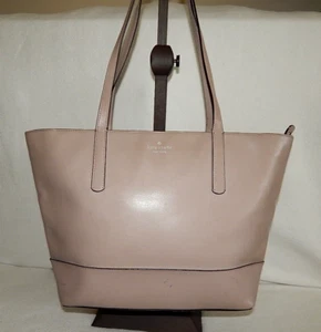 Kate Spade NY Handbag Purse Bag WKRU6978 Adley Brixton Baker Taupe Blush Leather - Picture 1 of 20