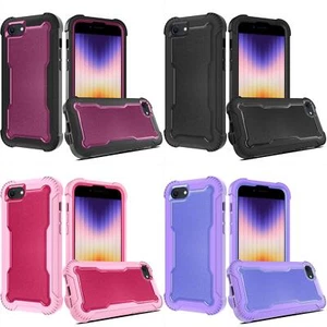 For iPhone SE 3 (2022) SE/8/7 Sturdy Think 3in1 Tough Hybrid - - Picture 1 of 7