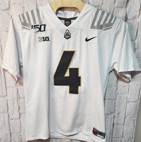 Nike Team Purdue Boilermakers Football Big Ten Jersey #4 Rondale Moore Medium M Cover