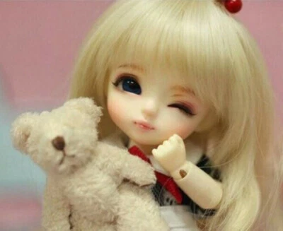 1/8 BJD Doll SD Yellow Luna girl gift-Free Face Make Up+Free Eyes - Image 1 of 4