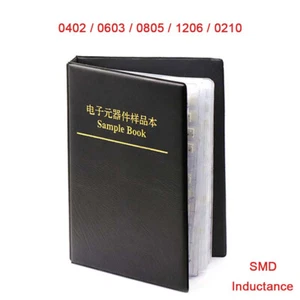 SMD Inductance Kit 0210/0402/0603/0805/1206 Sample Component Book Various Values - Picture 1 of 10