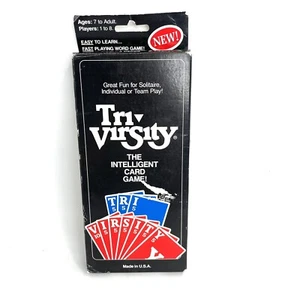 Vintage 1988 Tri-Virsity The Intelligent Card Game Made In USA - Picture 1 of 7