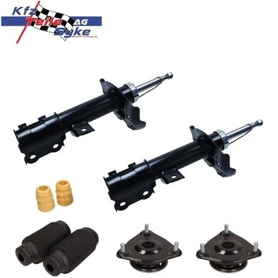 QWP 2x GASDRUCK STOSSDÄMPFER + DOMLAGER + STAUBSCHUTZSATZ VORNE FÜR HYUNDAI i30 (FD)