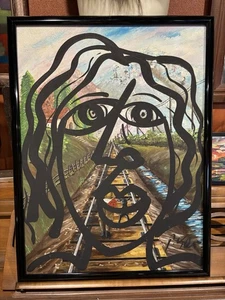 PETER KEIL - Oil Painting OVERPAINT Signed By Both Artists 18”x24” Beautiful - Picture 1 of 24