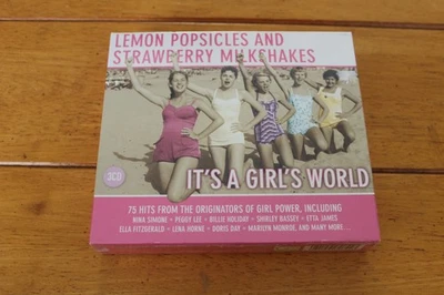 Lemon Popsicles Strawberry Milkshakes 3CD It's A Girl's World Female Vocal Hits — 第 1/2 张图片