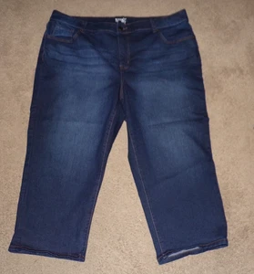 TERRA & SKY STRETCH CROPPED DAMEN CAPRI JEANS GR. 20 W SCHÖN - Bild 1 von 5