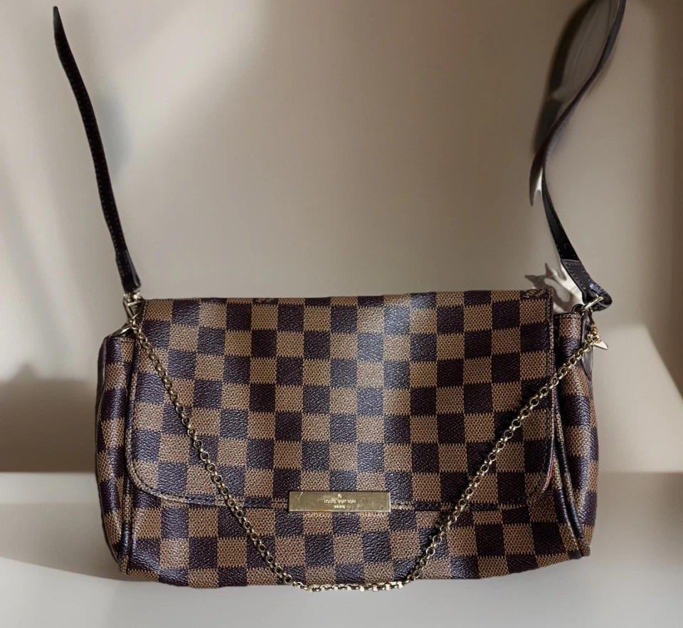 Auténtico Louis Vuitton Favorito MM Damier Level Bandolera Bolso sin asas Bolso de mano Foto 1 de 4