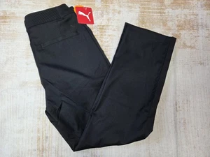 Pantalón pantalón Puma Costa para mujer mediano negro UPF 50+ elástico golf ropa de oficina - Imagen 1 de 14
