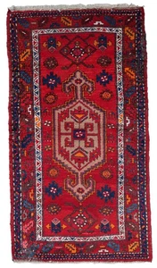 Tapis Hamadaan Vintage Fait Main – Laine – Années 1970 – 100 x 191 cm – Rug - Picture 1 of 13