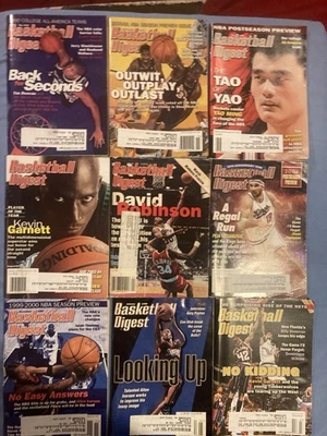 篮球文摘 20 张老式杂志 Iverson、Yao、Barkley 等。 1985-04 — 第 1/4 张图片