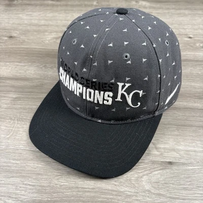2015 World Series Champion Royals Nike Hat Snapback KC Baseball - Image 1 of 4