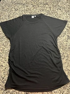Gap Maternity T-Shirt Short Black Sleeve Size L Vietnam - Picture 1 of 4