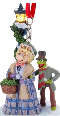 Disney 2025 Los Muppets Navidad Villancico Kermit & Miss Piggy Iluminar Adorno Foto 1 de 4