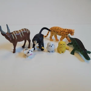 K&M Int Animal Lot Jungle  Cheetah Antelope Monkey Other Animals See Descript! - Picture 1 of 8