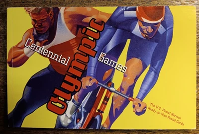 USA Postal Cards...Sc #UX261a...Booklet of 20 cards...Summer Olympics...SCV $55. - Image 1 of 2