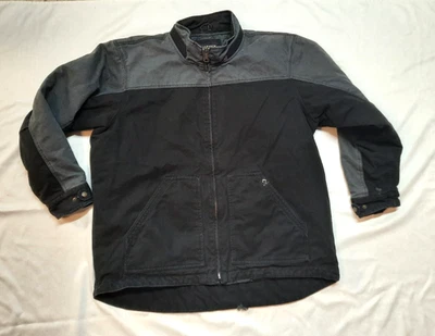 CHAQUETA DE TRABAJO DRI DUCK LONA NEGRA 2XL abrigo de tareas acolchado aislante Foto 1 de 4
