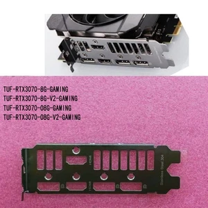original I/O IO shield for ASUS TUF-RTX3070-8G-GAMING Video Card Backplate Panel - Afbeelding 1 van 1