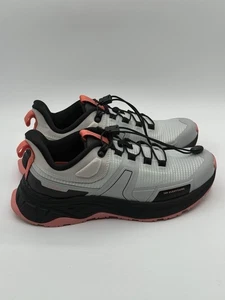 Nortiv 8 leichte Damen-Wanderschuhe Schnellschnürsenkel Farbe grau/rosa - Größe 8,5 - Bild 1 von 10