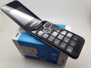 VGC Boxed UNLOCKED Alcatel 20.51X Flip Fold Silver Mobile Phone 3UKPOST - Picture 1 of 10