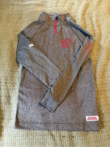 Stitches Child’s Washington Nationals 1/4 Shirt Sz Sm - Picture 1 of 6