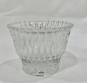 Vintage Libbey Glass Co. votive or tea light candle holder LRS45 - Foto 1 di 3