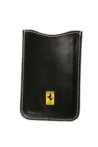 Scuderia Ferrari Cuir Noir Pochette - Photo 1 sur 5