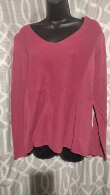 女式浅红色毛衣 M 码 — 第 1/4 张图片