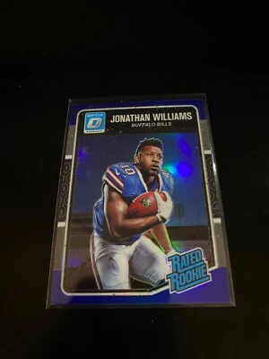 Jonathan Williams 2016 Donruss Optic Blue Prizm /149 RC Bills 176 PWE - Image 1 of 2