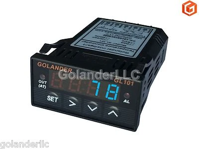 GOLANDER Universal 1/32DIN Digital F/C PID Temperature Controller, Blue