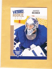 2009-10 UPPER DECK VICTORY JAMES REIMER GOLD ROOKIE #336 TORONTO MAPLE LEAFS