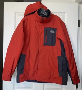 Men's The North Face Face Hyvent AUFR Orange Full Jacket with Hood! Size L - Picture 1 of 13