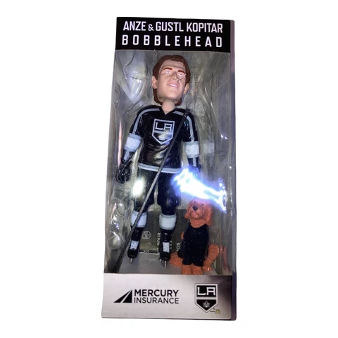 BOBBLEHEAD Anze & Gustl Kopitar Los Angeles Kings Stadium Giveaway New w/ Box Cover