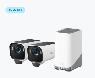 $467 eufy eufyCam S3 Pro Outdoor Security Solar Cameras 4K MaxColor Night Vision - Image 1 of 3