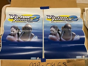 NOS Sega VIRTUA TENNIS 2 side art set - venus and serena williams - Picture 1 of 1